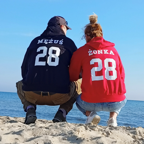 Bluzy dla par Mężuś Żonka na rocznicę, święta, walentynki, prezent